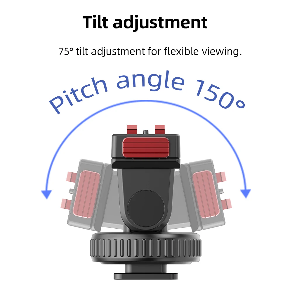 for Insta360 Ace Pro 2 Magnetic Pan Tilt Quick Release Base Cold Boot Expansion Adapter Sport Camera Accessories 4