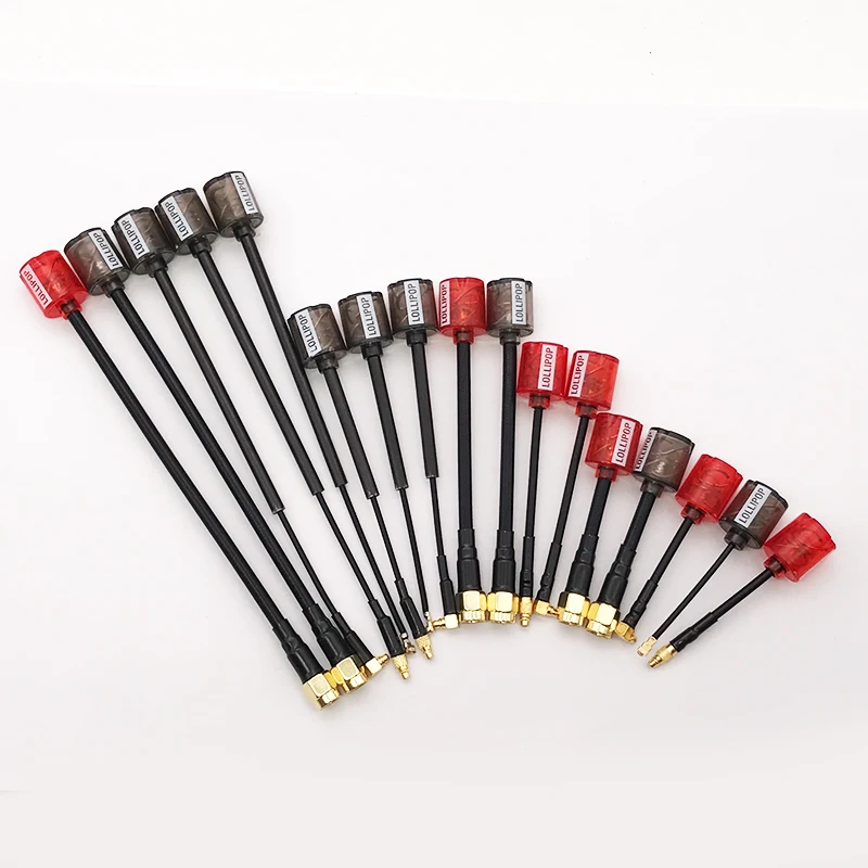Description Picture 2 of itemNew Micro Lollipop 5 RHCP 5.8G FPV Antenna High Gain 2.8Dbi SMA/RP-SMA/MMCX/UFL Antenna For RC Drone Transmitter Receiver Part