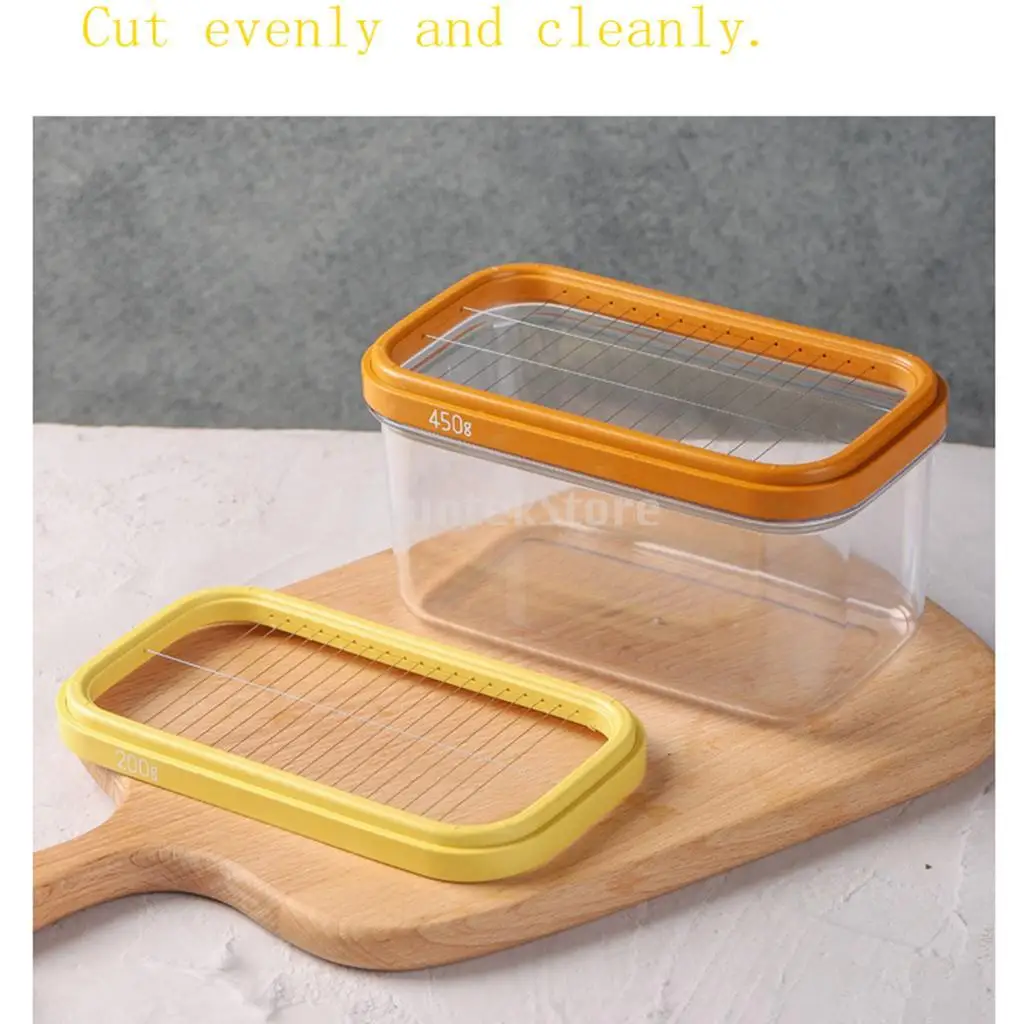 BUTTER CONTAINER BUTTER KEEPER CONTAINER W/ LID 2 TYPE