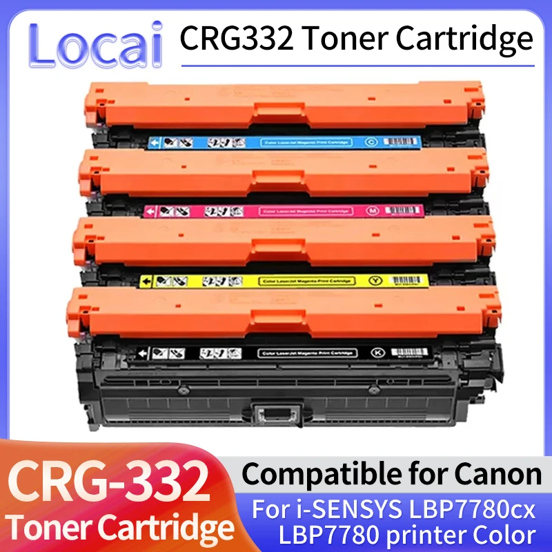

Тонер-картридж CRG332 CRG-332 CRG 332, совместимый с цветным тонером для принтера Canon i-Германии 7780 7780CX LBP7784CX