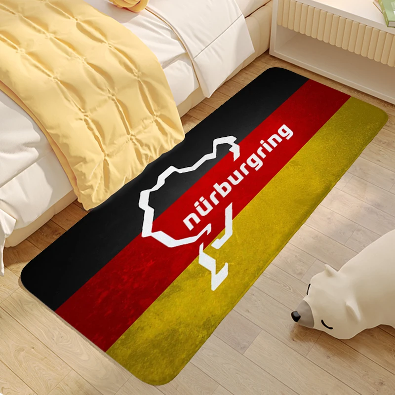 

Digital Print Nurburgrings House Interior Entrance Mat Anti Slip Bathmat Carpet for Kitchen Floor Custom Sleeping Room Rugs