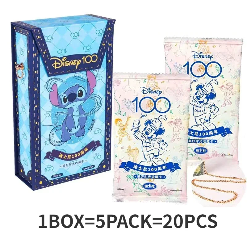 Genuine Disney 100 Carnival Series Trading Cards for Children