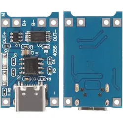 10 - Pack Lithium Battery Charging Module with USB Type C Port and Protection (10pcs type C)