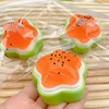 1PC Antistress Foot Simulated Watermelon Decompression Toys Kawaii Antistress Stress Relief Slow Rising Toys 4