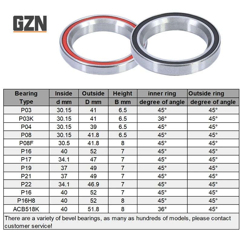 Mountain Bike Scooter Bowl Set Bearing Non-standard Bearing P03 30.15mmx41mmx6.5mm P08 P17 P19 P16 P08F P03K P21 P22