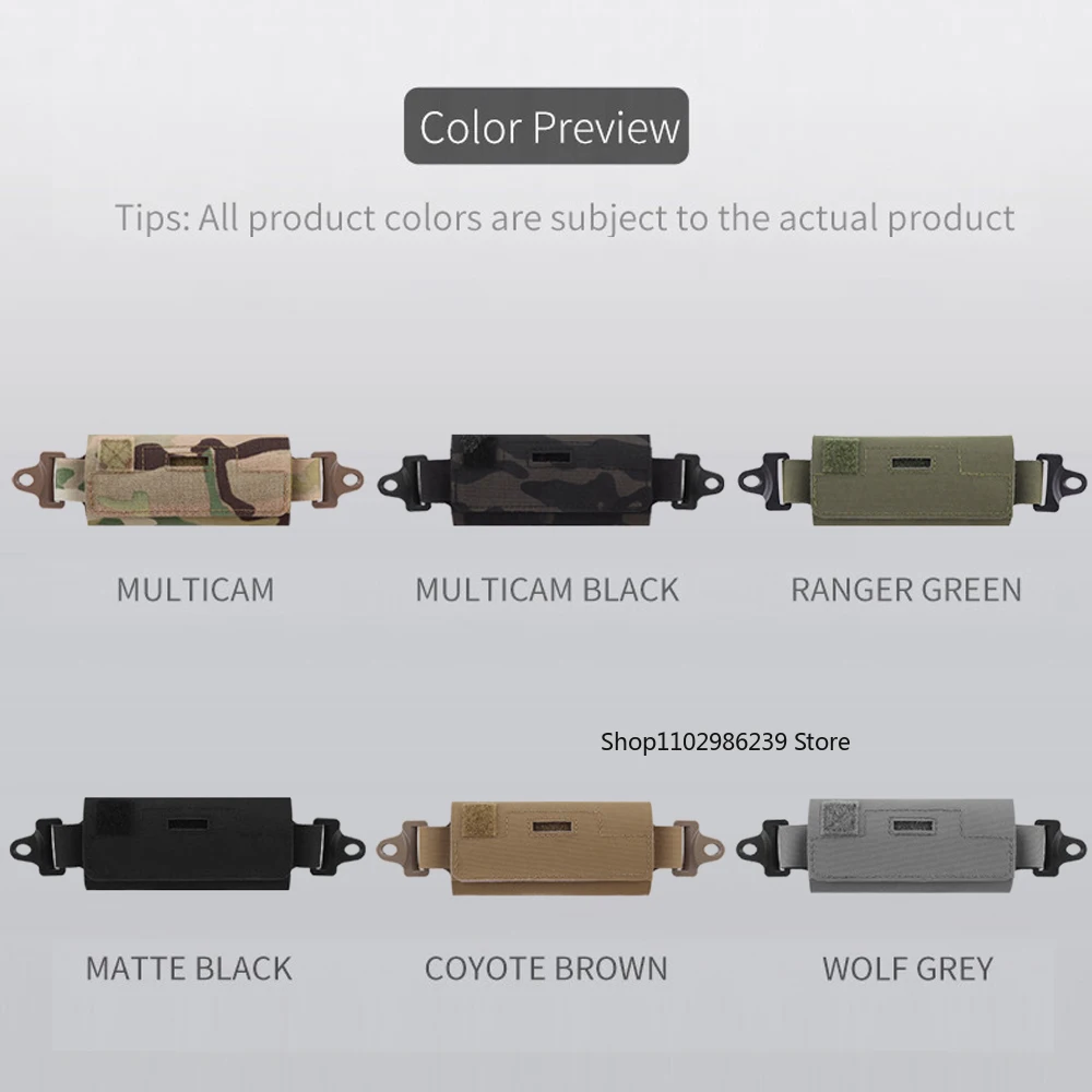 Cordura Fabric Counterweight Pouch for Hunting Helmets