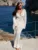 Crochet Beach Maxi Dress Women's Sexy Knitted Hollow Bikini Swimsuit Cover-Up Sun Protection Dress See Through Slim Lady