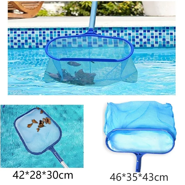 Úszómedence Nettó Szerszám Sekély/Mélyvízi Horgászháló Medence Tisztító Szerszámok Otthoni Kültéri Halászati ​​Medence Kiegészítők