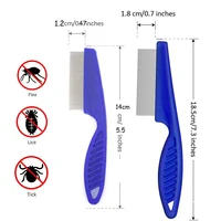 1Pc Rabbit Grooming Brush Small Pet Hair Remover Flea Comb Shampoo Bath Brush for Hamster Guinea Pig Rabbit Accessories 2