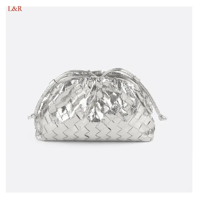 

Женская плетеная сумка ручной работы из ПУ кожи