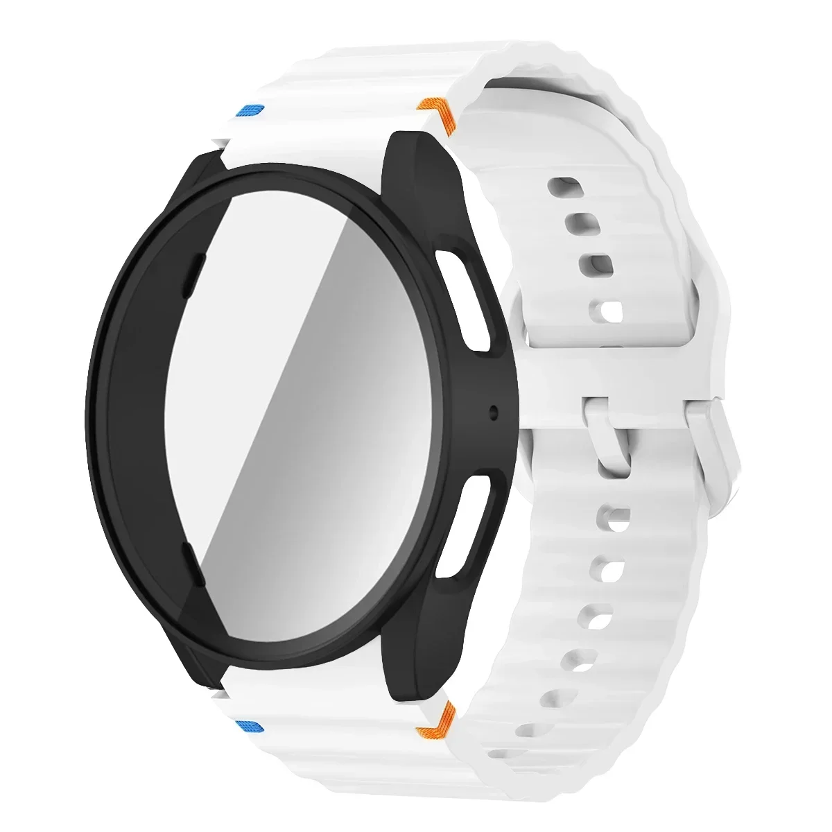 Enhanced Silicone Sport Band with Case and Screen Protector