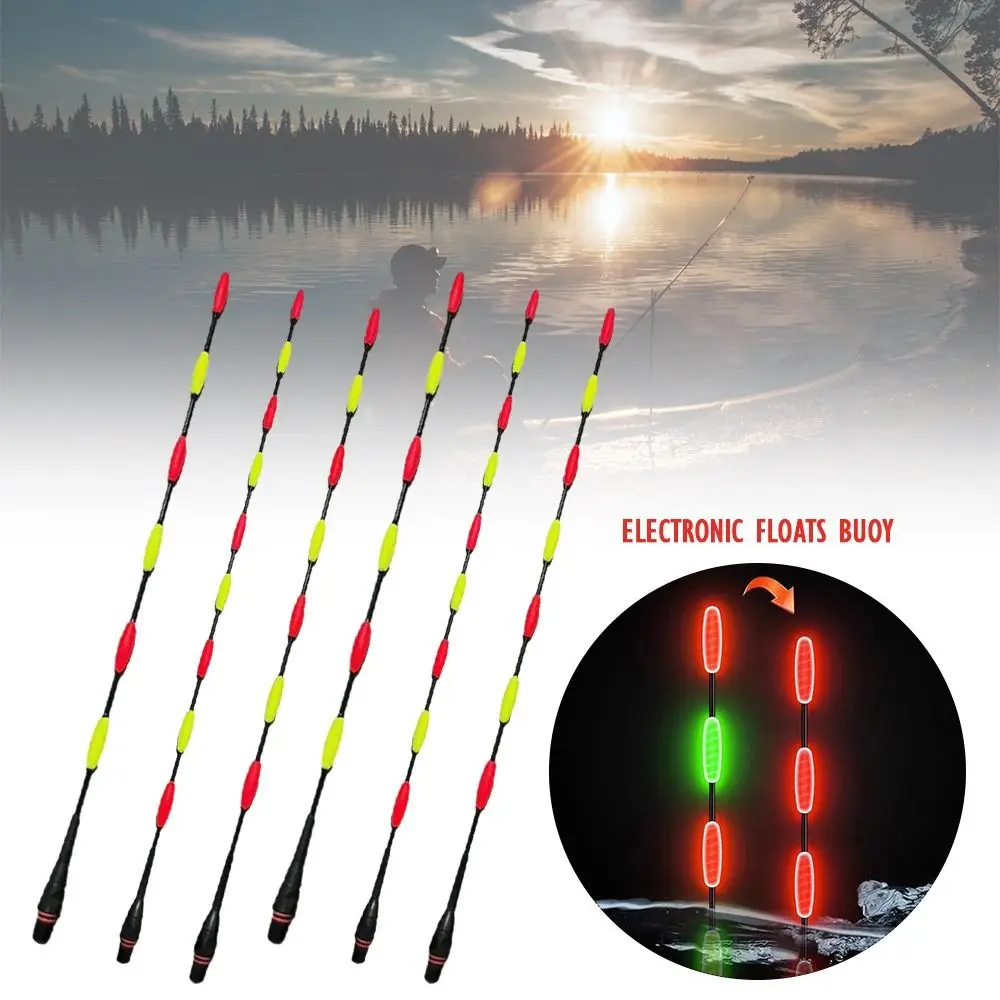 Super Bright Night Fishing LED Smart Float Top Luminous Ultra Sensitive Electronic Floats Buoy Outdoor Fishing Accessories