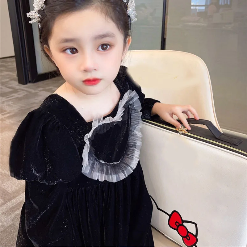 Baby Girl Velvet Dresses | Velvet Dress Kids Girl | Velvet