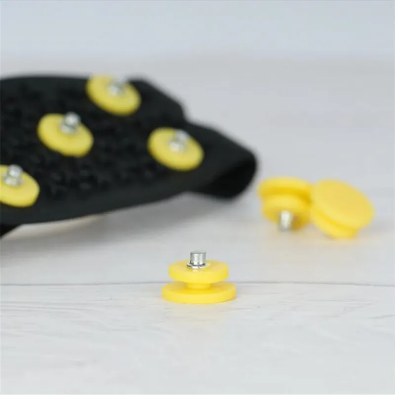 Anti-Slip Climbing Crampons Teeth Nail Shoe Spike Shoe Grippers Cleats Ice Gripper Replacement 20Pcs Ice Gripper Spike