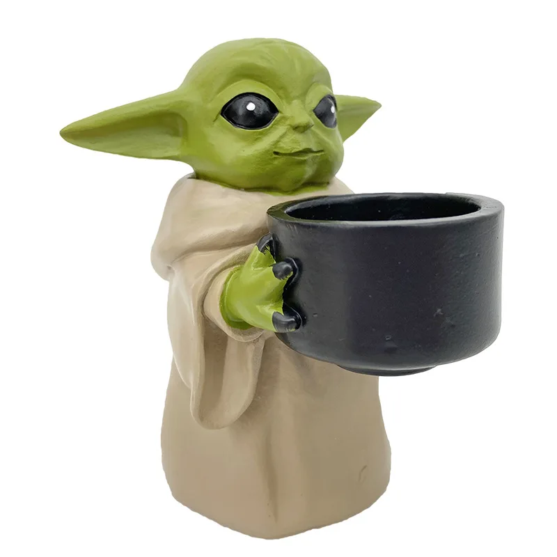 Disney Kawaii Baby Yoda Grogu Cup Action Figure Toys StarWars Mandalorian  Baby Yoda 3D Mug Coffee Cup Lovely Christmas Gifts - AliExpress