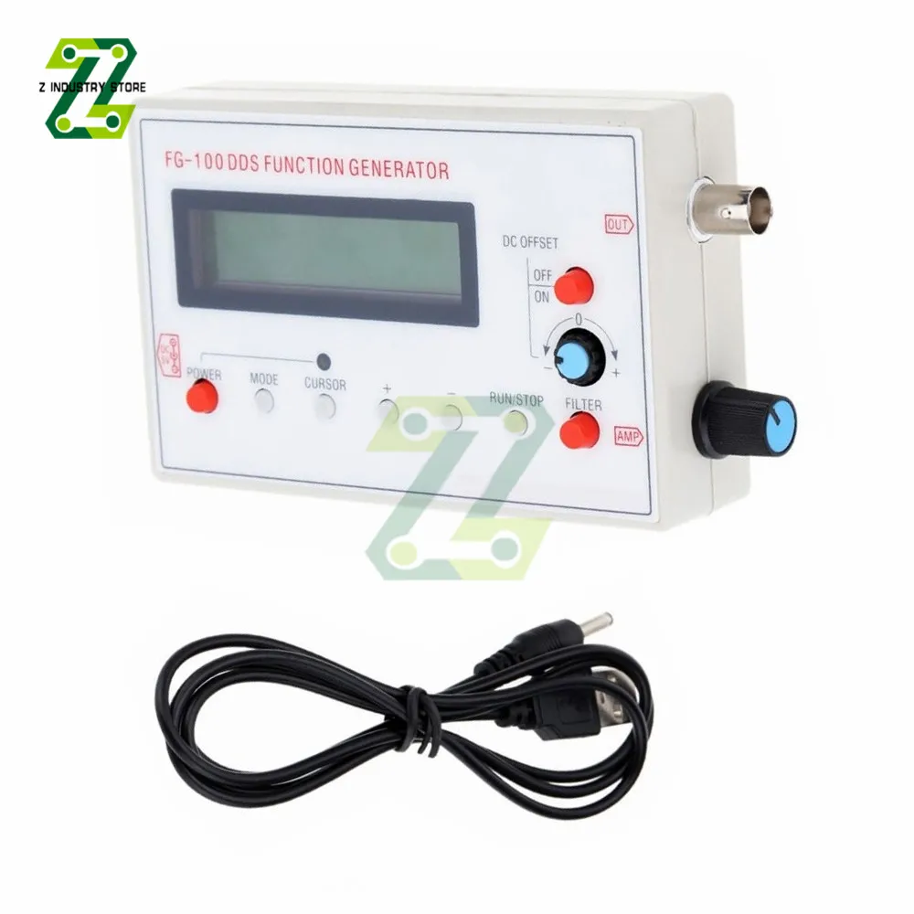 FG100DDSFunctionGeneratorFrequencyCounter1HZ500KHzSignal