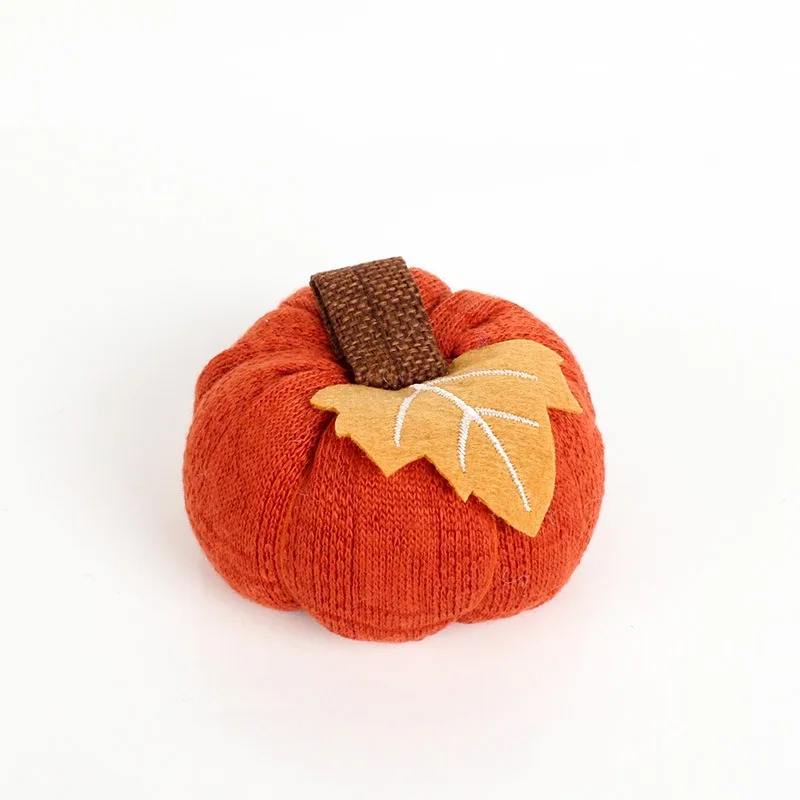 New Christmas Decorations, Photo Ornaments, Three Color Pendants, Harvest  Knitted  Pumpkin  Ornaments, Creative  Ideas