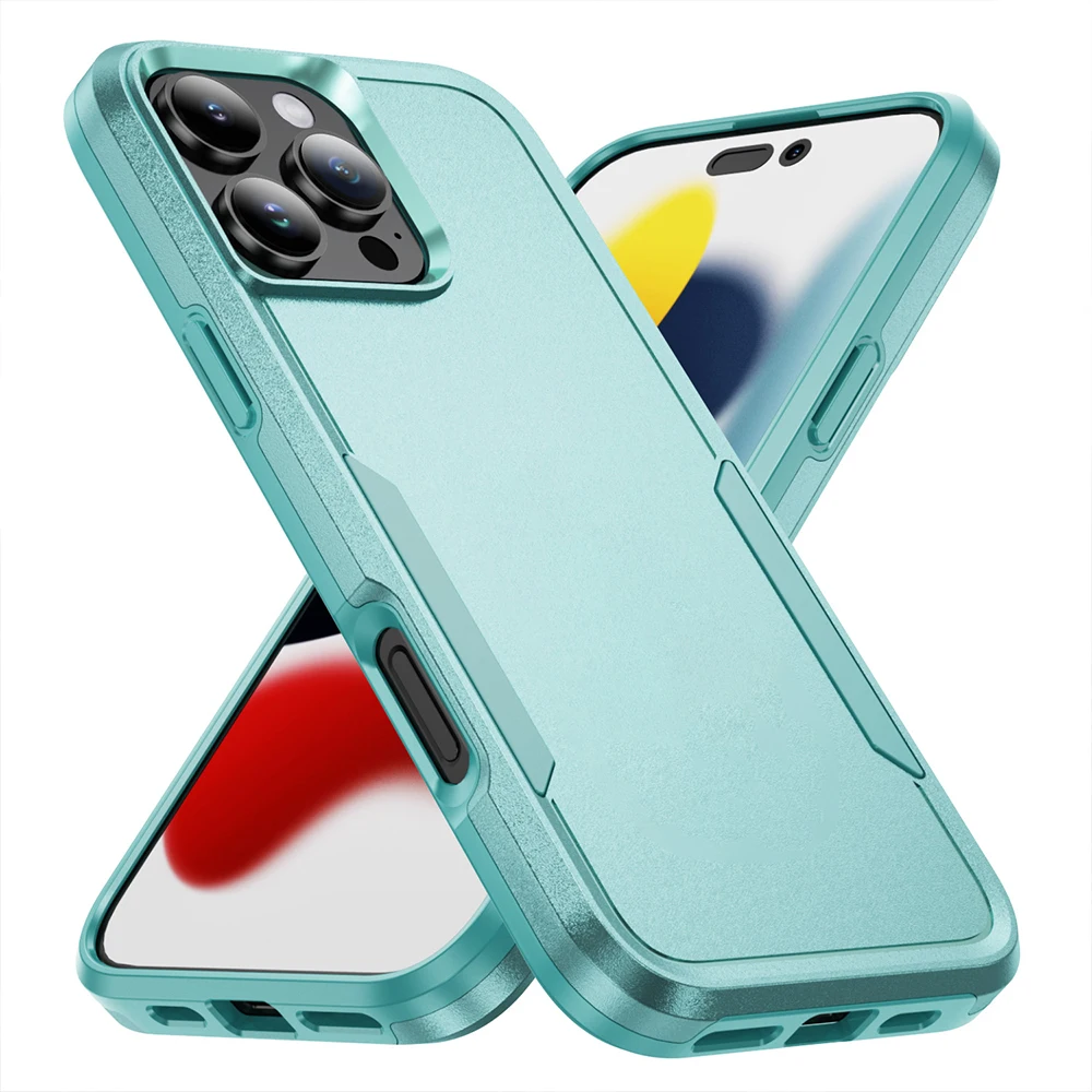 Enhanced Dual-Layer Military Grade Shockproof Phone Case
