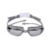 Professional Swim Goggles Plating Anti Fog Swimming Pool Eyewear Men Women Waterproof Water Sports Glasses Conjoined Earplugs 5