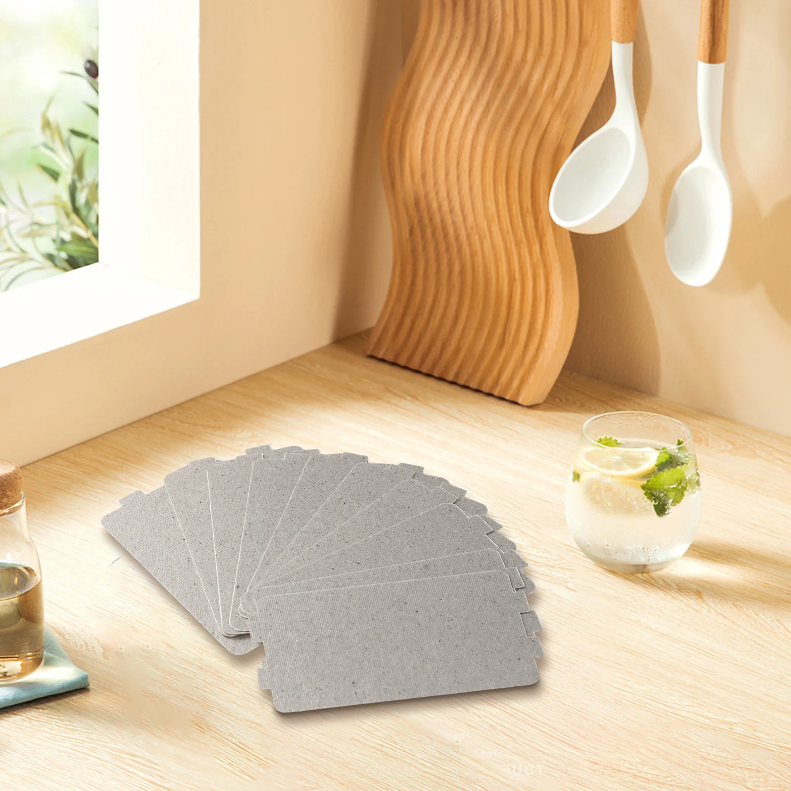 10pcs Microwave Oven Mica Sheet Wave Guide Waveguide Cover Sheet Plates Mica Plate Kitchen Accessories