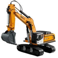 Huina 1599 1:14 24CH Electric Alloy RC Excavator Remote Control Engineering Vehicle Toys For Children Boys Gift 2