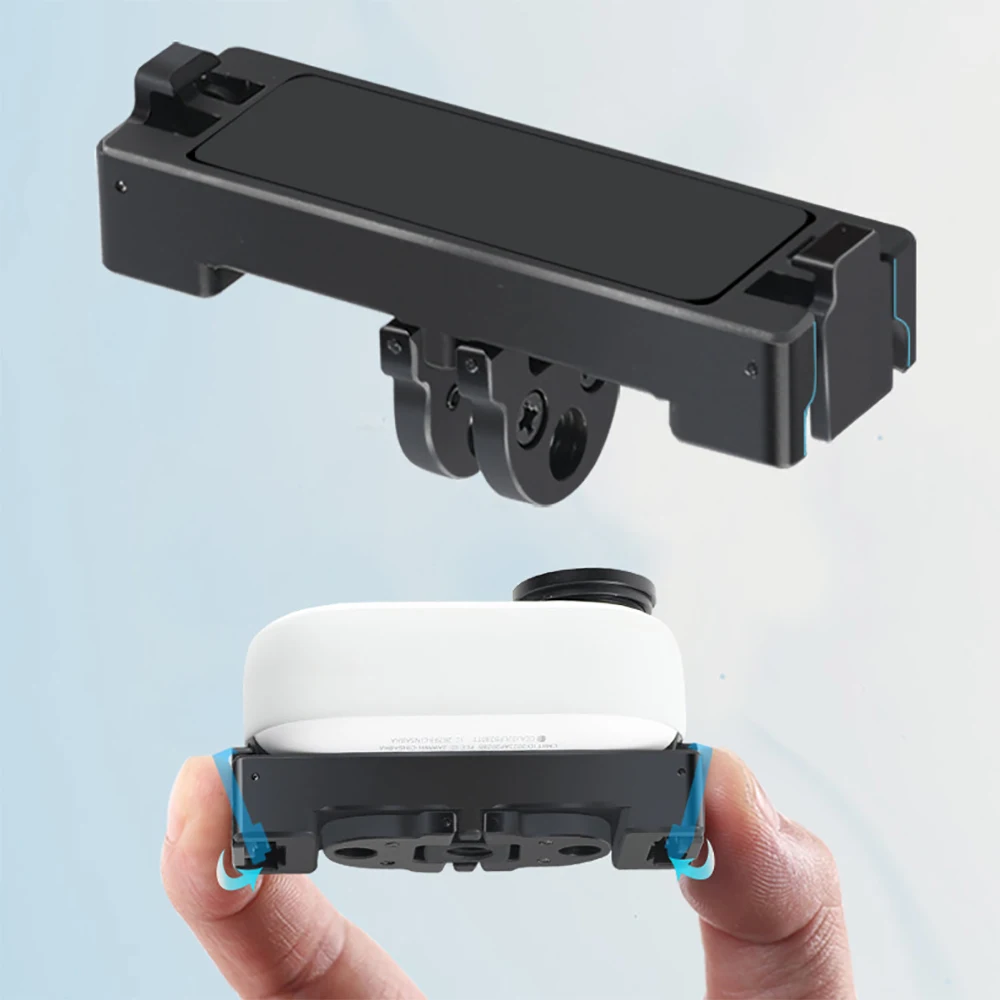 Aluminium Alloy Quick Release Mount - for Insta360 GO 3 Action Camera with Connection Adapter, Vlog/Outdoor Use