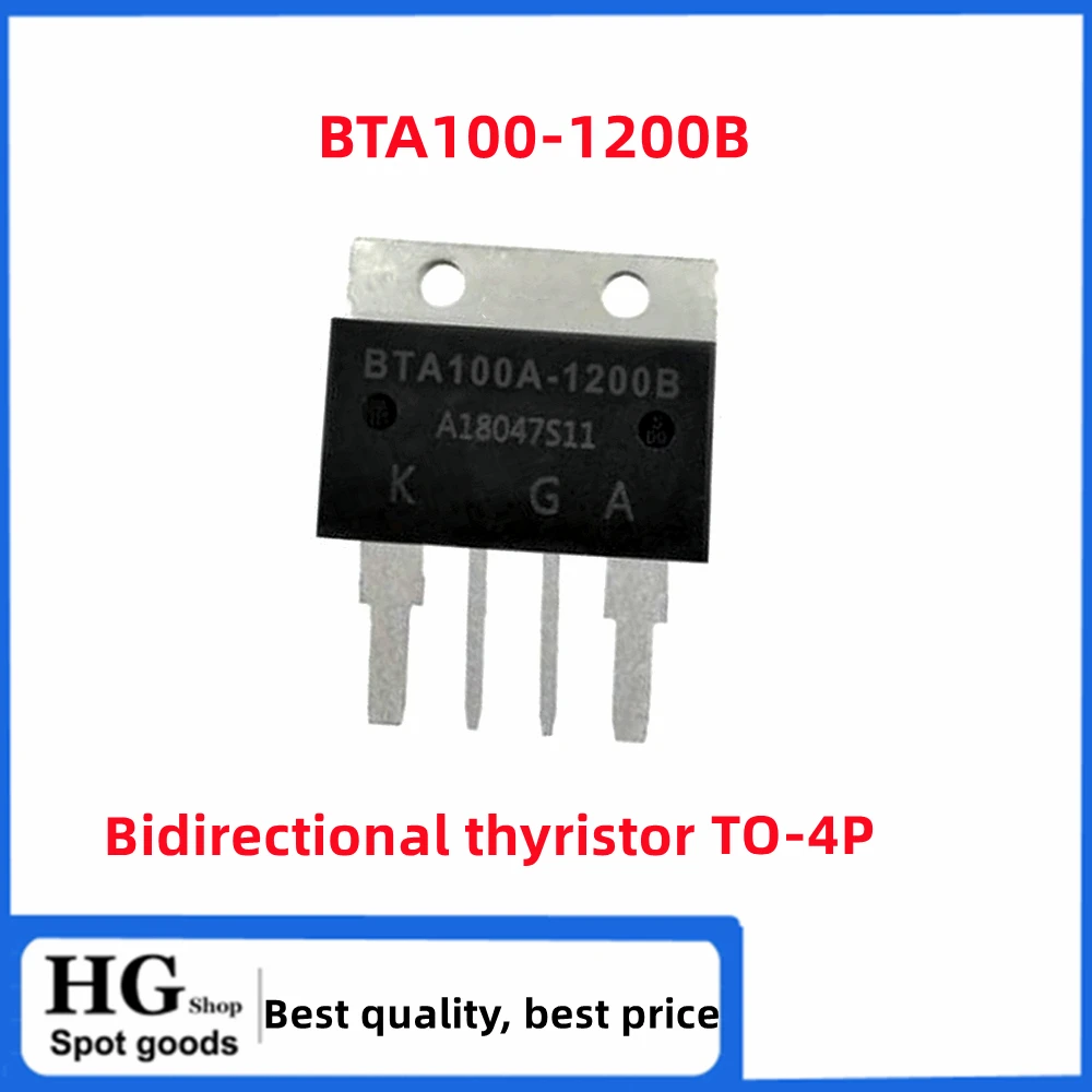 Original BTA100 BTA100-800B BTA100-1200B BTA100-1600B TO-4PL BTA100A 800V 1200V 1600V Bidirektionaler AC-Thyristor 100A – Detail 3