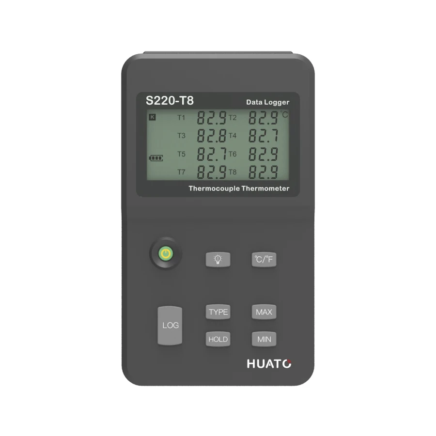 

Lcd Screen Display K J E T N Type Temperature Sensor Thermocouple Multi Function Data Logger