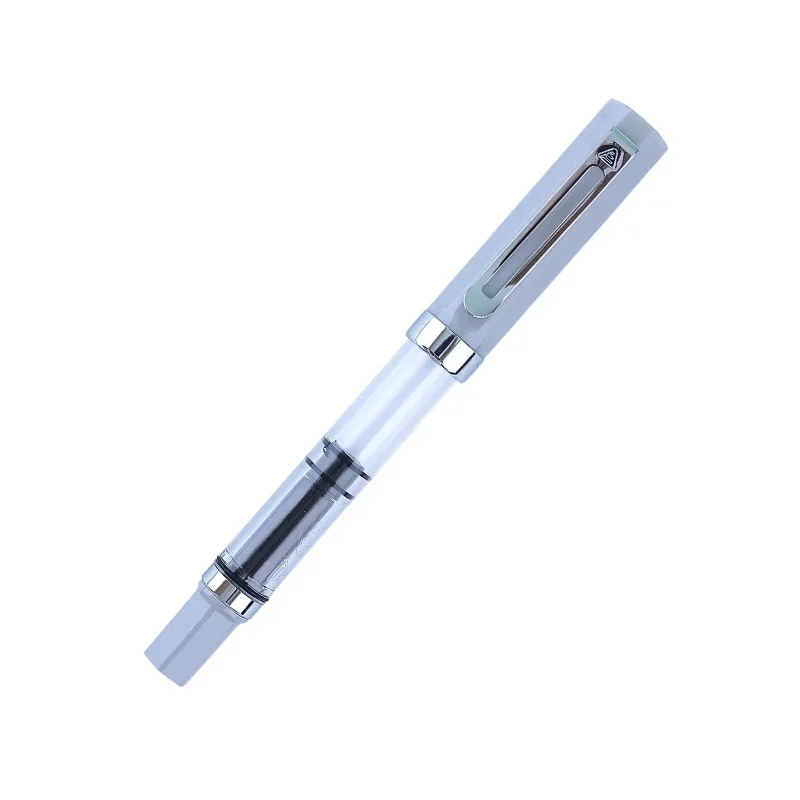 Piston Fountain Pen Lanbitou 3059 EF/F Nib Plastic Ink Pen Silver Clip Business PK JINHAO Stationery Office School Supplies