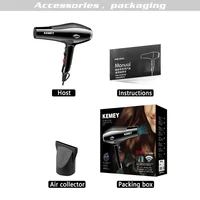 KEMEI KM-5822 High Quality 3500W High Power Two Speed Three Temperature Adjustment Professional Hair Dryer 2
