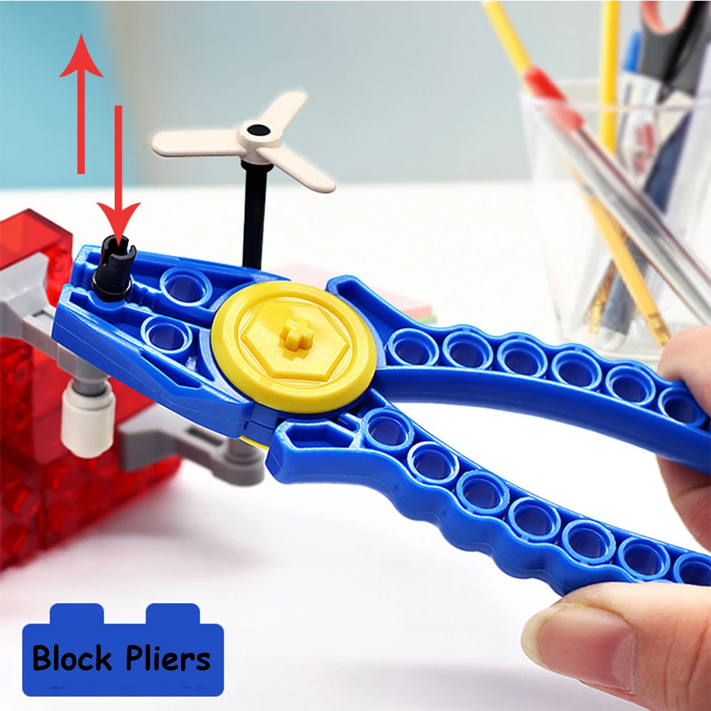 Bricks Pliers Separator Hammer Dismantle Labor-Saving Tool fit for Axle Pin Cross Shaft Building Blocks Removal Technical Parts