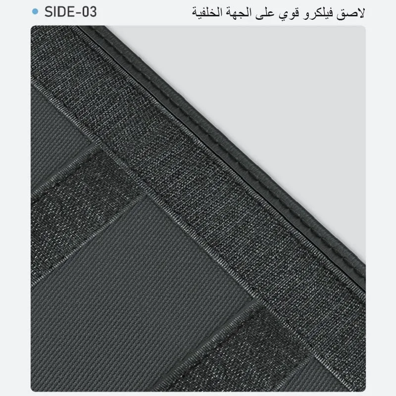 حقيبة تخزين لمقعد السيارة، منظم تخزين من الجلد الص...