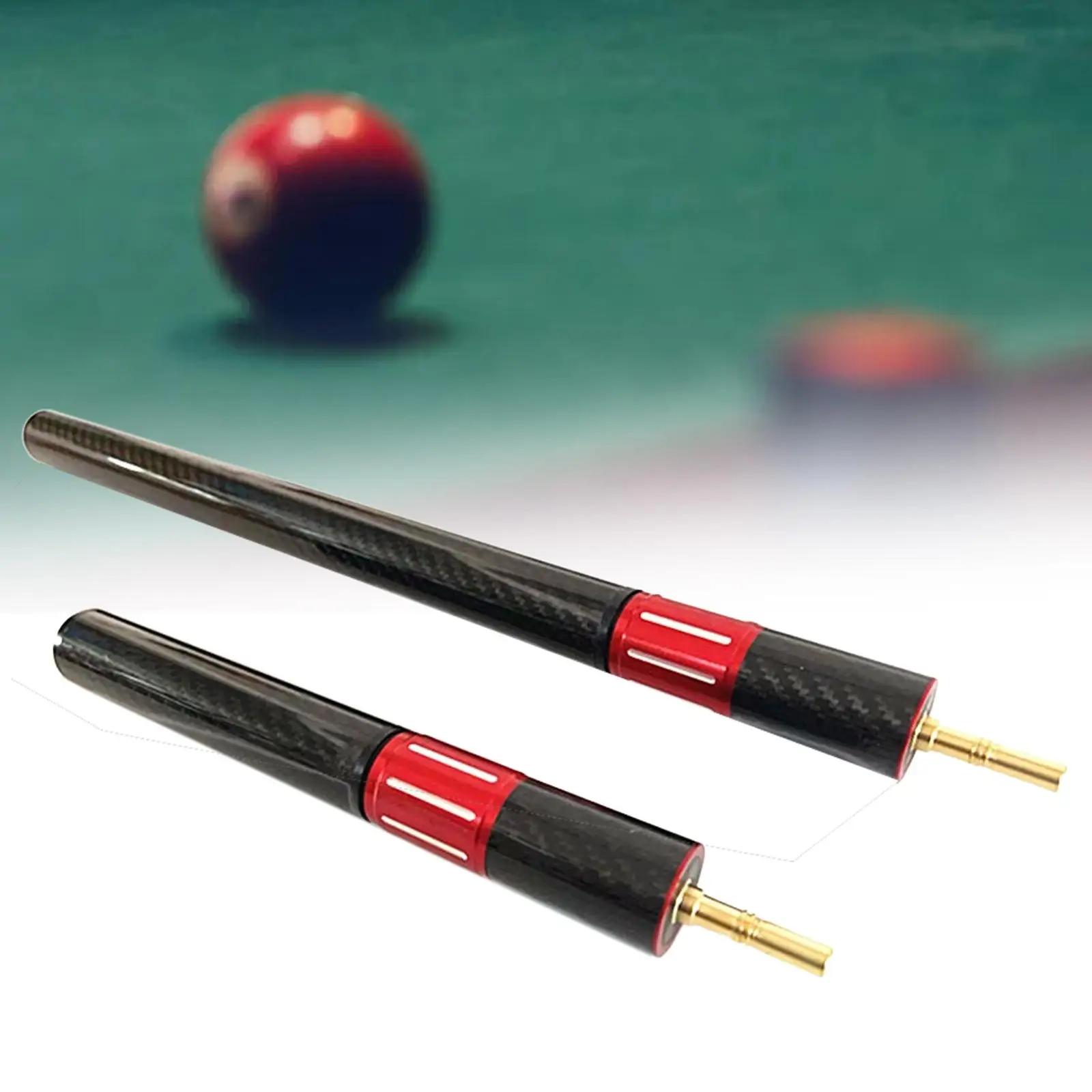 Pool Stick Extension Billiard Rod Extender Practice Aluminum Alloy Snooker