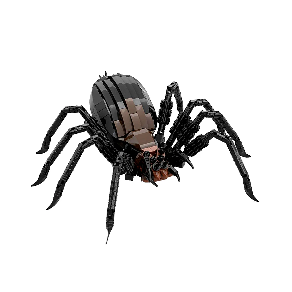 

Gobricks MOC Movie Rings Black Spider Shelob Bricks Model Movie Scary spider monster Building Blocks Assemble Toys Kids Gifts