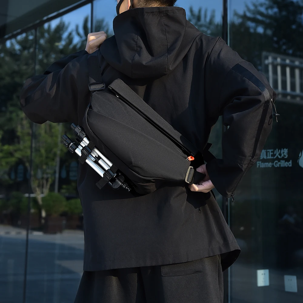 Fashion Men’s Crossbody Bags Casual Large Capacity Adjustable Strap Waterproof Nylon Material Fashion Bags for Daily Use - 3
