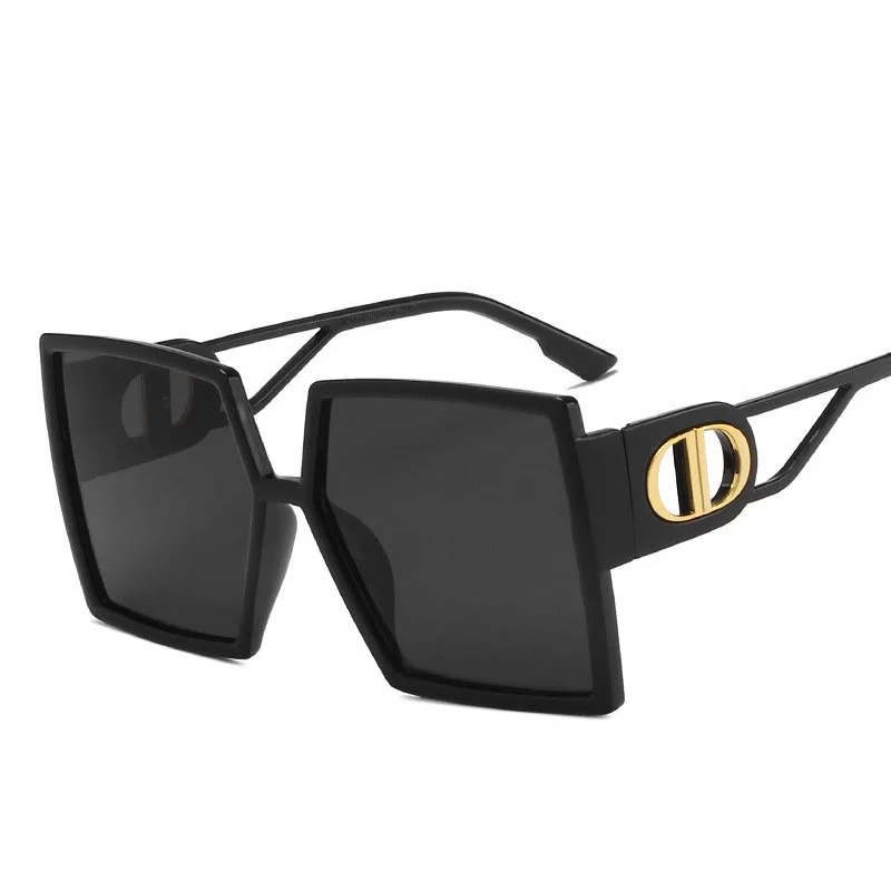 European American Style Women\'s Sunglasses Square Shape Big Frame Fashion Sun glasses Bicycling Travelling Female Sunglass