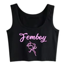 

Lasting charm pink femboy grunge gothic aesthetic y2k Korean gym top harvest
