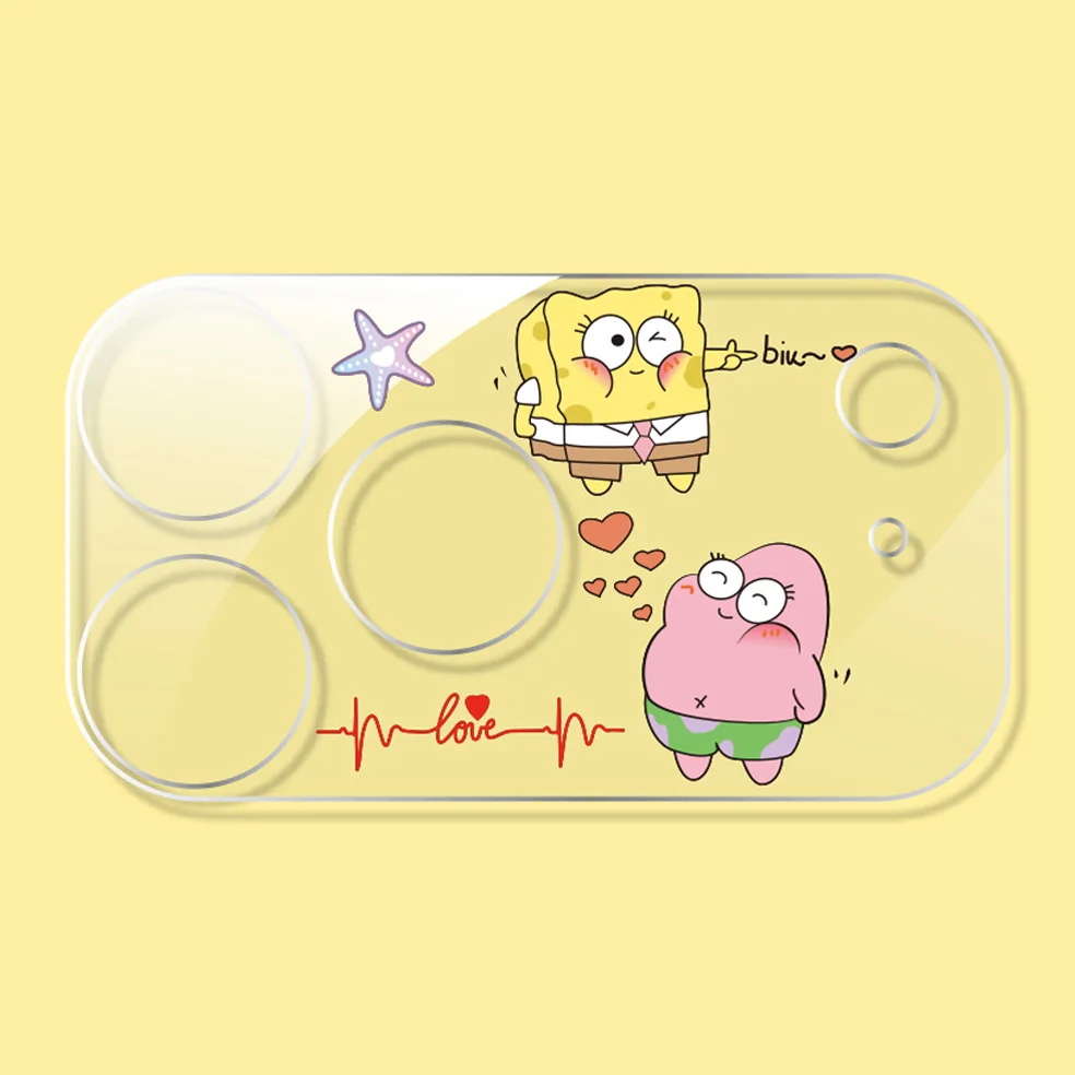 Charming Cartoon Camera Lens Protector Film – HD Protective Glass, Full Coverage