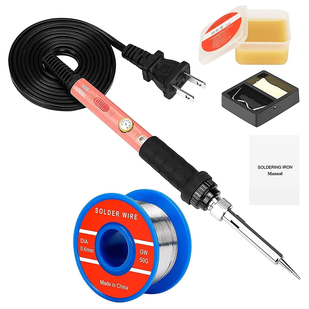 cheap stick welder 60W Digital Electric Soldering Iron Kit Set Temperature Adjustable 220V 110V Welding Tool Ceramic Heater Soldering Tips Rework best soldering iron for electronics Welding Equipment