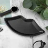 Korean Ins Style Stainless Steel Lip Shaped Home Cosmetics Metal Female Jewelry Storage Tray Decorative 4