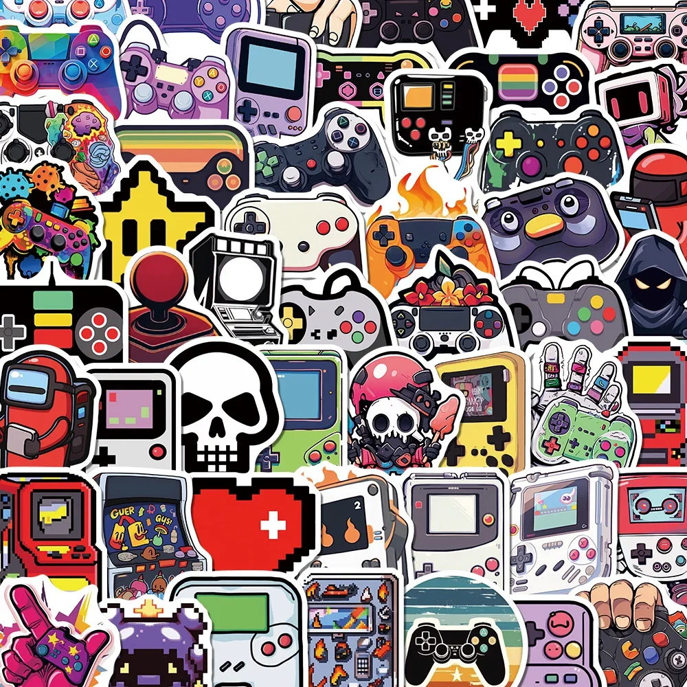 Game Stickers, Retro Game Childhood Game Console Stickers - 2