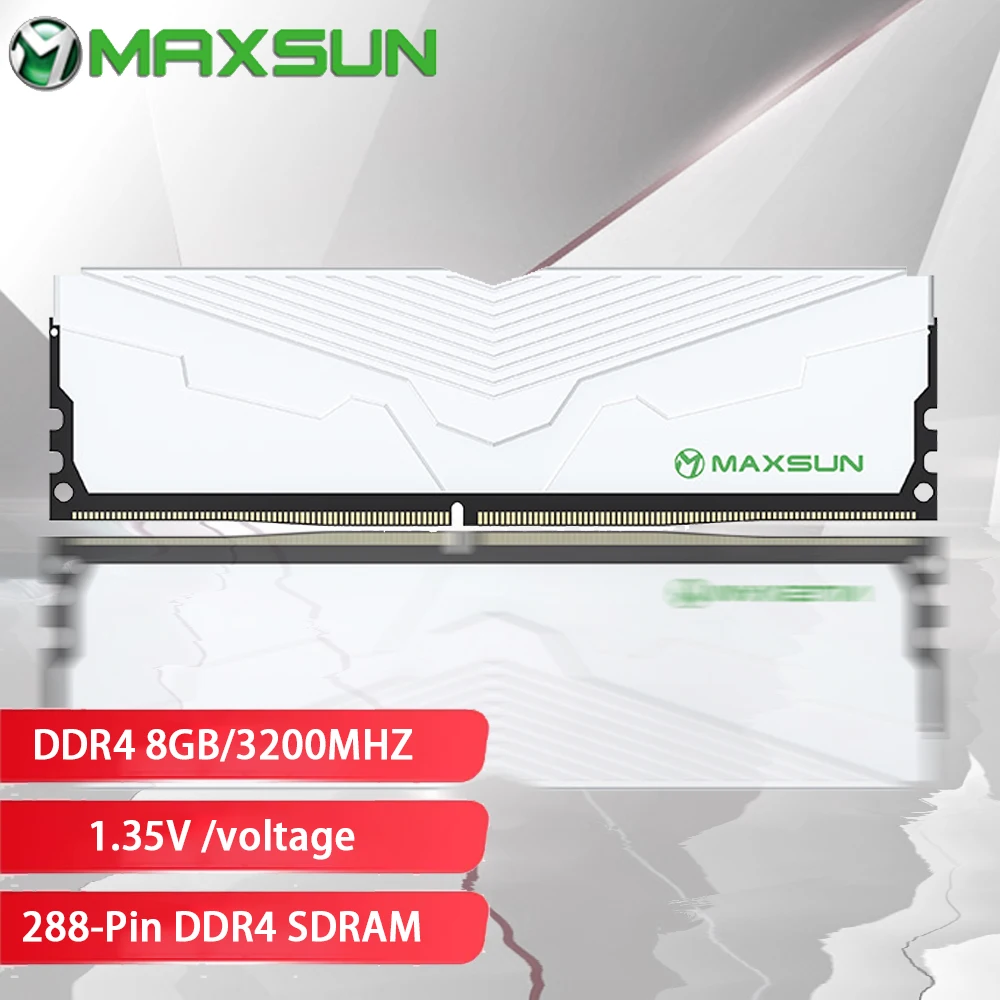 

Десктопная память MAXSUN DDR4, 16 ГБ, 8 ГБ, 3200 МГц, Новая Память Dimm, оперативная память PC4 для настольных игр, поддержка материнской платы, Память DDR4
