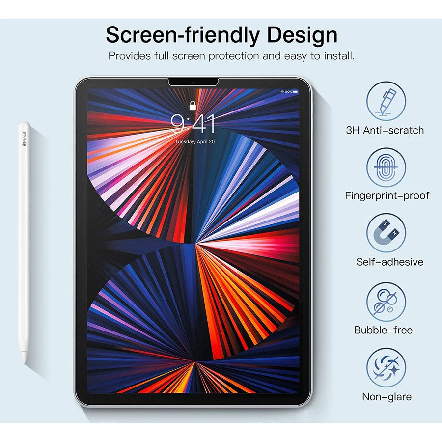 IPad Pro 12.9  ̵  ʸ ȭ ȣ 11 10.5 9.7 Air 1 2 3 mini 4 5 Apple Pencil  PET ν  ׸ ʸ