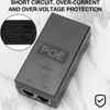 10/1PCS 24V 0.5A 12W POE Splitter Short Circuit Protection POE Injectors Desktop Power Poe Injector For IP Camera Power Supply 5