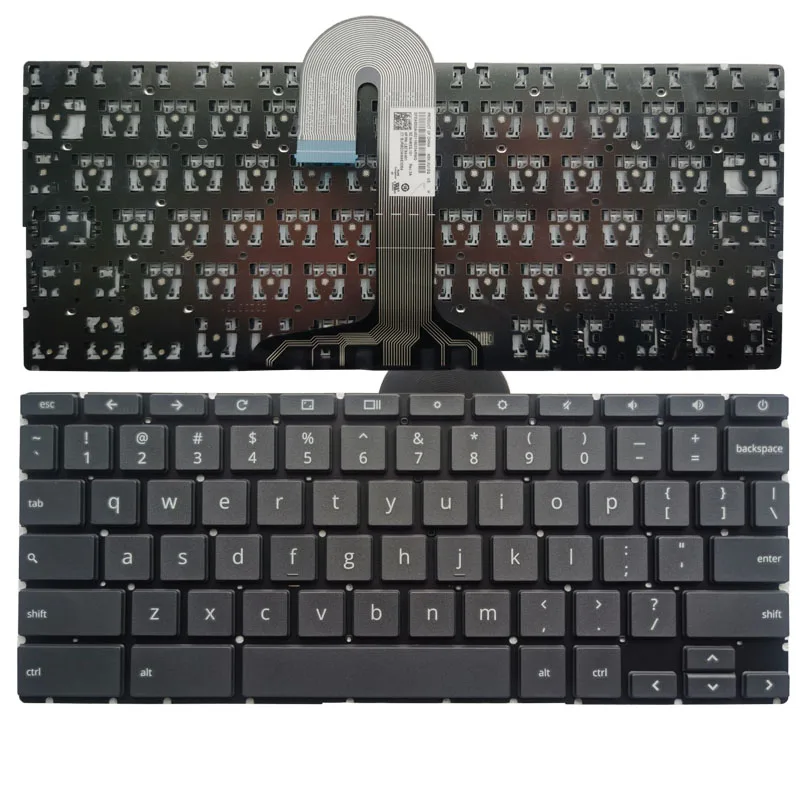 

Новая клавиатура US для ноутбука HP Chromebook 11 G8 EE black L82760-001 US, черная клавиатура для ноутбука