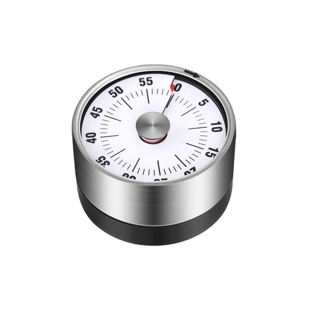 Magnet Round Shape Time Reminder 60 Minutes Kitchen Visual Timer Countdown  Loud Alarm Reminder Mechanical Timer Cooking Timer - Kitchen Timers -  AliExpress