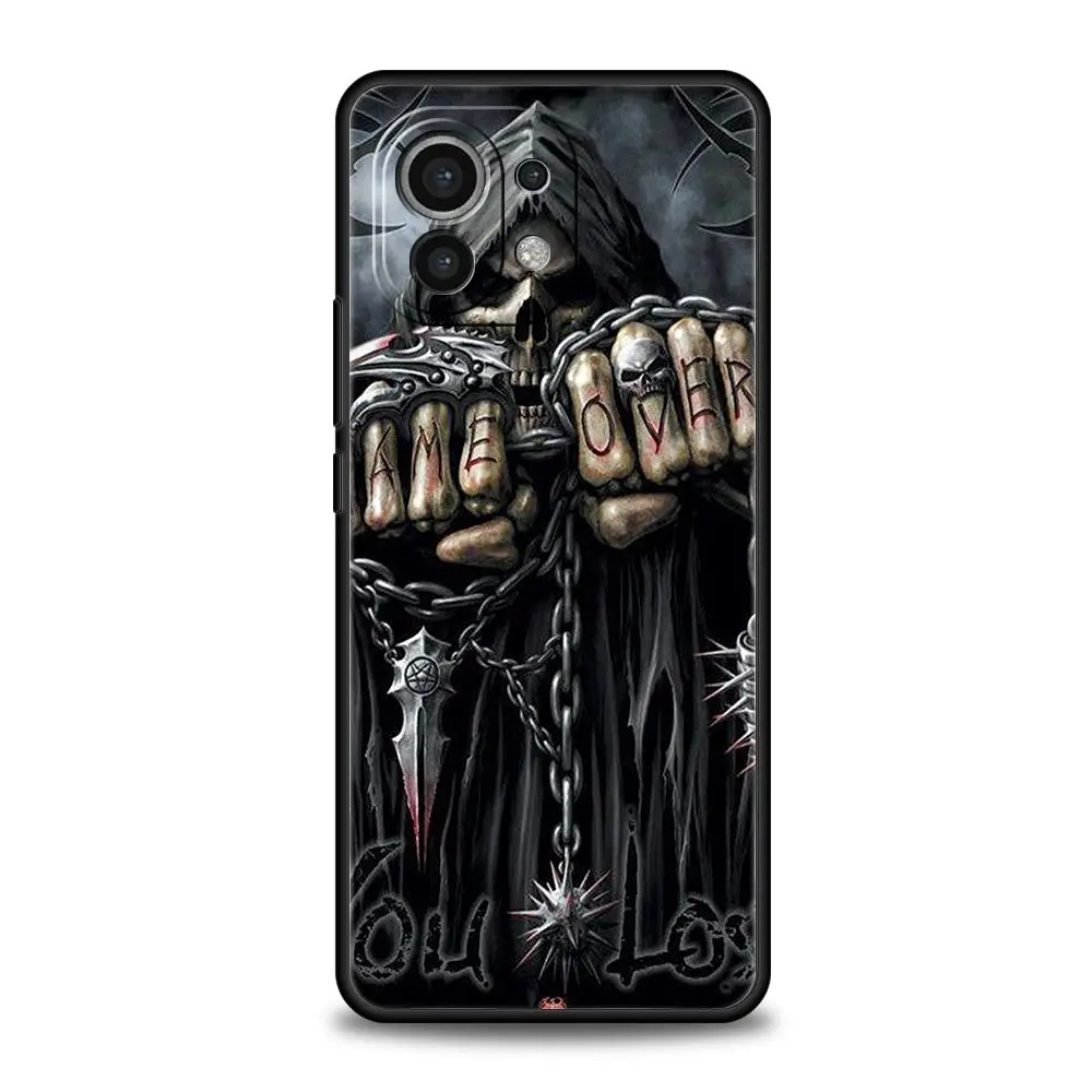 Grim Reaper Skull Skeleton Phone Case Cover