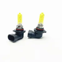 2 Pcs 9005 12V 65W Yellow Lights 3000k HB3 Car Headlight Auto Fog Lamps Halogen Bulbs 2