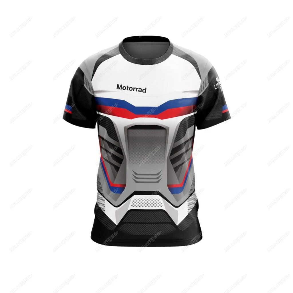 Motorcycle Shirt ADVENTURE Racing Team Motorsport T-Shirt for BMW Men's Quick Dry Breathable Jerseys