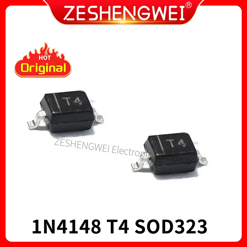 100 Pz 1 N4148 Sod-323 Diodo T4 1206 Smd Sod Diodo Di Commutazione 1 N4148Ws In4148 Nuovo In Magazzino